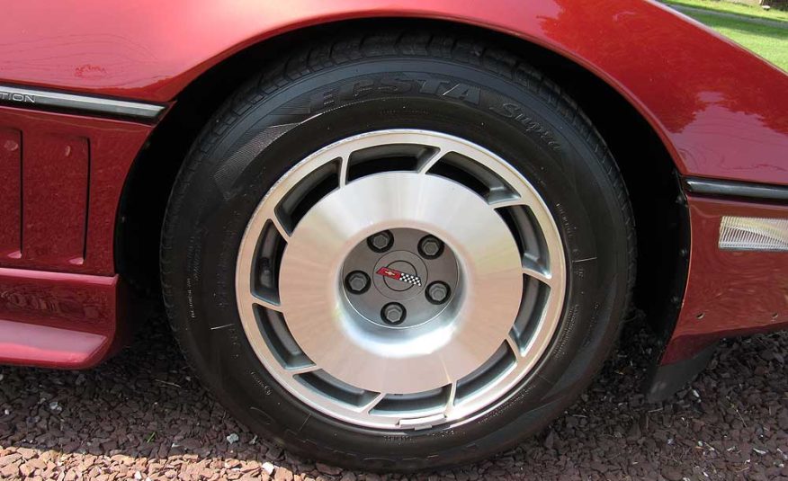 1987 Dark Metallic Red Corvette Coupe