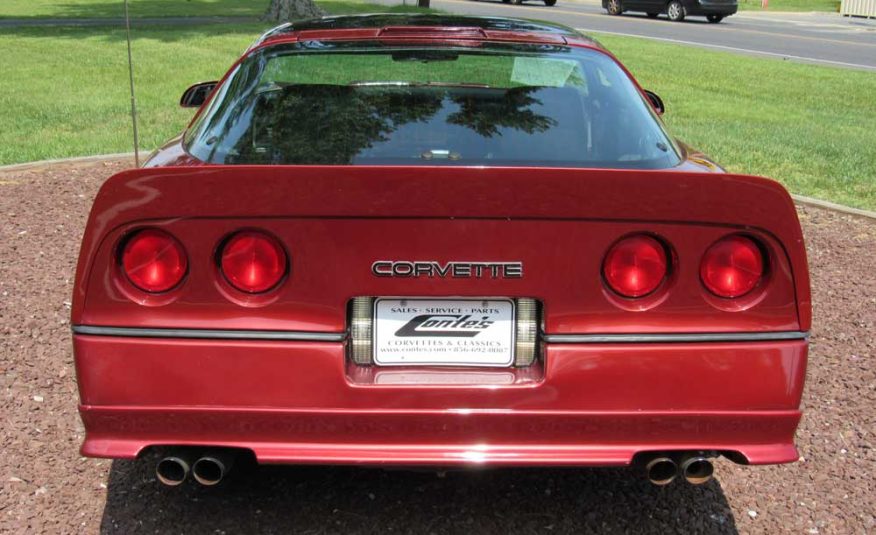 1987 Dark Metallic Red Corvette Coupe