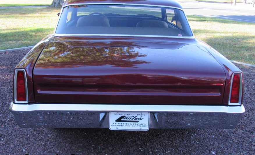 1966 Dark Metallic Red Chevrolet Nova Coupe Resto Mod ~ NEW! ~